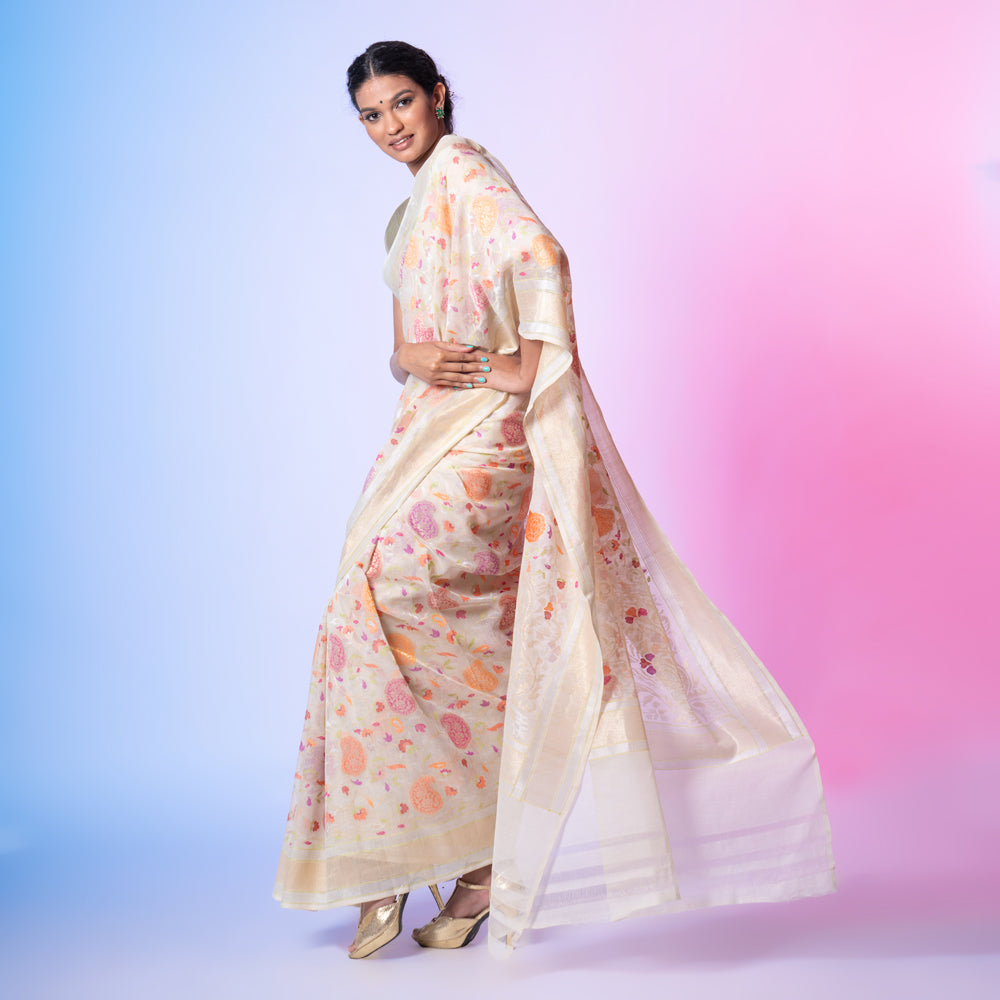 Muslin Cotton Saree