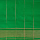 Checks Peach Kora Silk Saree