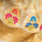 Mazarmond Vanilla Chiffon Saree