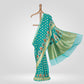 Mazarmond Ferozi Chiffon Saree