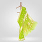 Gule Akhtaab Banarasi Handwoven Chartreuse Chiffon Saree