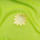 Gule Akhtaab Banarasi Handwoven Chartreuse Chiffon Saree