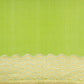 Gule Akhtaab Banarasi Handwoven Chartreuse Chiffon Saree
