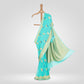 Nargis Banarasi Handwoven Powder Blue Chiffon Saree