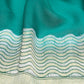 Gule Akhtaab Emerald Chiffon Saree