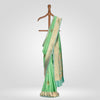 Naag Phool Mint Silk Saree