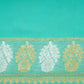 Jaffer Ferozi Blue Chiffon Saree