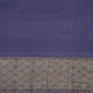 Badam Buta Banarasi Handwoven Berry Blue Chiffon Saree