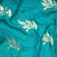 Sadabahaar Banarasi Handwoven Teal Chiffon Saree