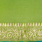 Sadabahaar Banarasi Handwoven Teal Chiffon Saree