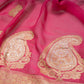 Badam Buta Blue Chiffon Saree
