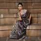 Baroque Handwoven Banarasi Black Silk Saree