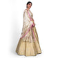 Khinkhwab Lily Green Banarasi Handwoven Lehenga