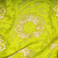 Sadabahaar Lime Chiffon Saree