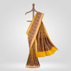Kani Sunflower Yellow Banarasi Handwoven Silk Saree