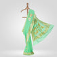 Pamposh Mint Chiffon Saree