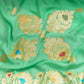 Pamposh Mint Chiffon Saree