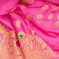 Pamposh Pink Chiffon Saree