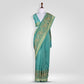 Jamevar Handwoven Banarasi Linen Chiffon Saree