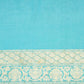 Mehraab Banarasi Handwoven Powder Blue Chiffon Saree