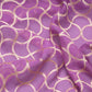 Mehraab Banarasi Handwoven Lavender Chiffon Saree