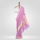 Mehraab Banarasi Handwoven Lavender Chiffon Saree