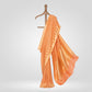 Golaab Saffron Chiffon Saree