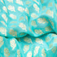 Golaab Ferozi Chiffon Saree