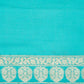 Golaab Ferozi Chiffon Saree
