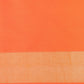 Mehraab Tangerine Banarasi Handwoven Silk Saree