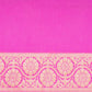 Chouka Banarasi Handwoven Pink Chiffon Saree