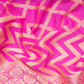 Chouka Banarasi Handwoven Pink Chiffon Saree