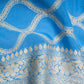 Tobul Lehar Banarasi Handwoven Icy Blue Saree