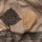 Rusnata Gyasar Mother of Pearl Grey Silk Saree