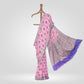 Chokor Lavender Chiffon Saree