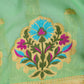 Mazarmond Pista Green Chiffon Saree