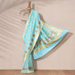 Mazarmond Banarasi Handwoven Linen Chiffon Saree