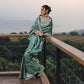Baroque Handwoven Banarasi Jade Silk Saree