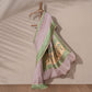 Charudhara Banarasi Handwoven Linen Chiffon Saree