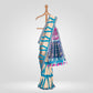 Trikona Kora Silk Saree