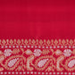 Kairi Barbados Cherry Banarasi Handwoven Silk Saree
