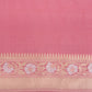 Laadli Flamingo Pink Banarasi Handwoven Silk Saree