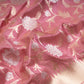 Laadli Flamingo Pink Banarasi Handwoven Silk Saree