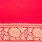 Elnaaz Norouzi in Elnaaz Candy Red Silk Saree