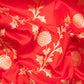 Elnaaz Norouzi in Elnaaz Candy Red Silk Saree
