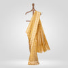 Amber Gold Banarasi Handwoven Silk Saree
