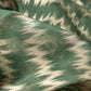Leheriya Gold Jade Green Kora Saree