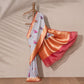 Gul e Shama Banarasi Handwoven Linen Chiffon Saree