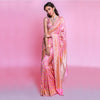 Shreya Chaudhary in Noor Pink Silk Saree