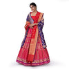 Jhhumka Banarasi Handwoven Lehenga Red